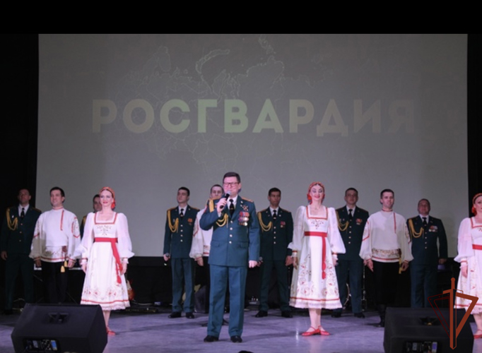Ансамбль песни и пляски Северо-Кавказского округа Росгвардии поздравил жителей СКФО с Международным женским днём 