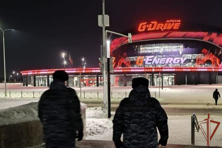 Росгвардия обеспечила безопасность и правопорядок на матче КХЛ в Омске