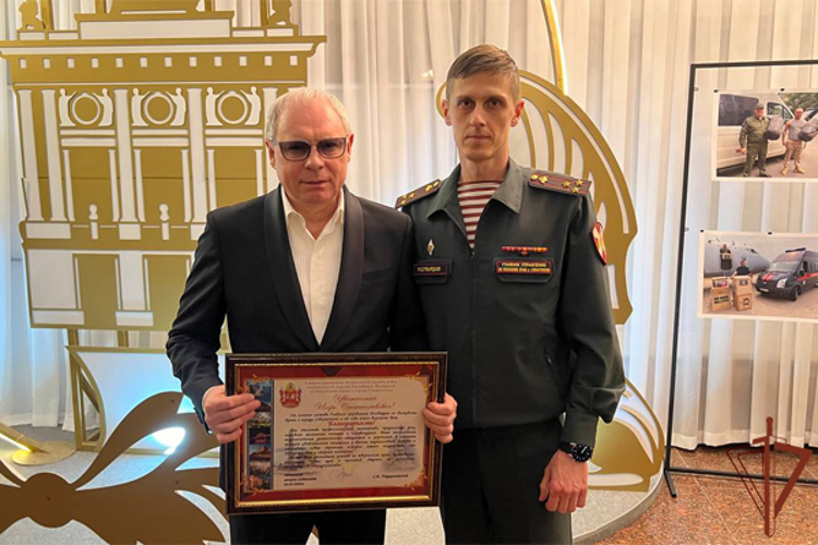 Творческий вечер Игоря Прокопенко посетили росгвардейцы в Крыму
