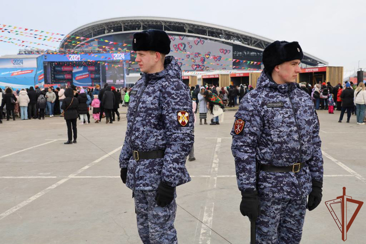 Росгвардейцы приняли участие в охране общественного порядка во время выборов Президента России в Приволжье