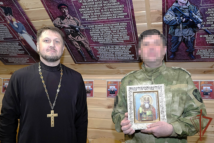 В Прощёное воскресенье православные священники посетили подразделения Росгвардии в Херсонской и Запорожской областях