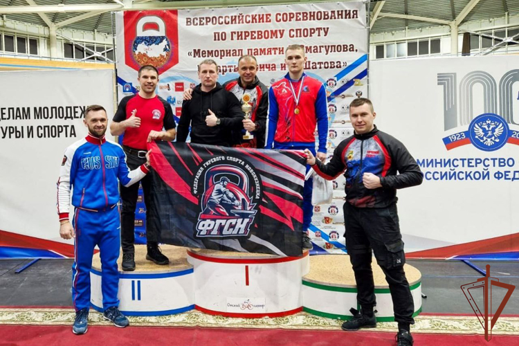 Спортсмен Росгвардии стал призером Всероссийских соревнований по гиревому спорту
