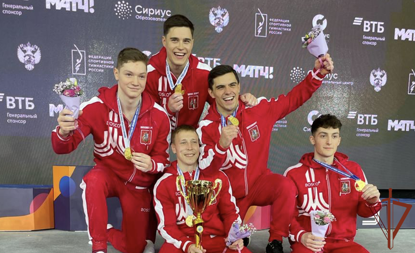 Спортсмены Росгвардии завоевали золото на Чемпионате России по спортивной гимнастике 