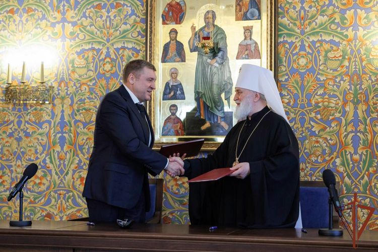 Подписано соглашение о сотрудничестве между региональным управлением Росгвардии и Русской православной церковью в Московской области