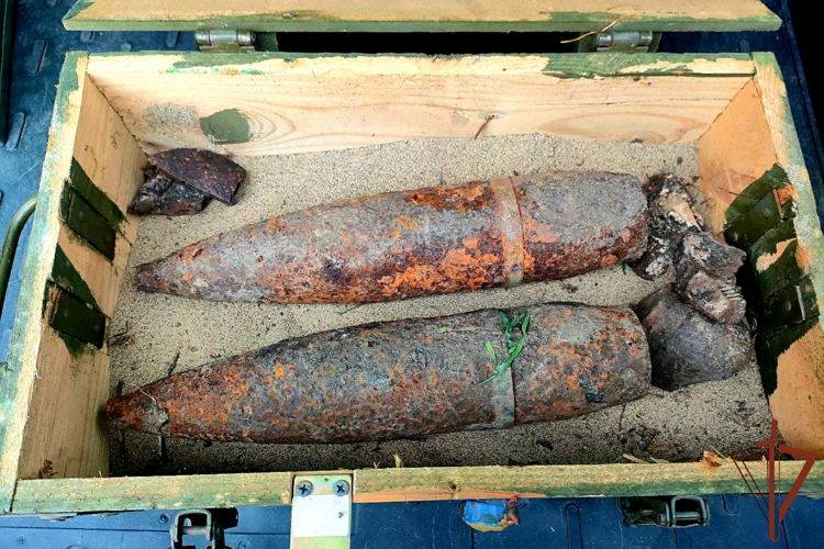 Полсотни боеприпасов времен ВОВ уничтожили взрывотехники Росгвардии на Кубани