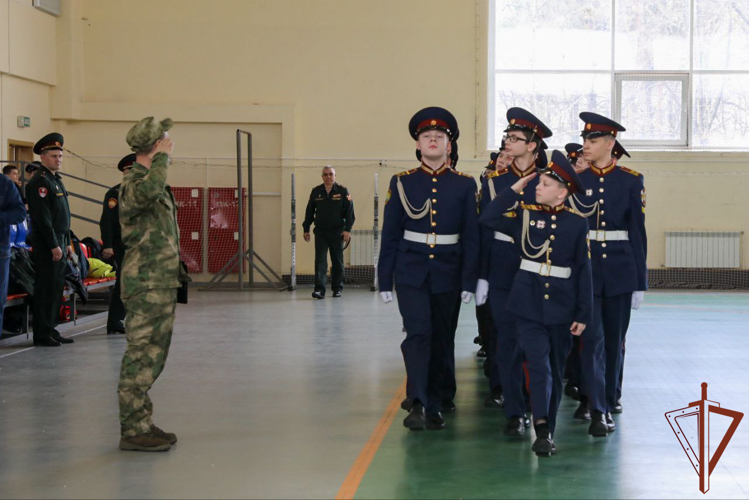 В дивизии имени Ф.Э. Дзержинского состоялся военно-патриотический слёт «Кадет Росгвардии – наследник великой России» (видео)