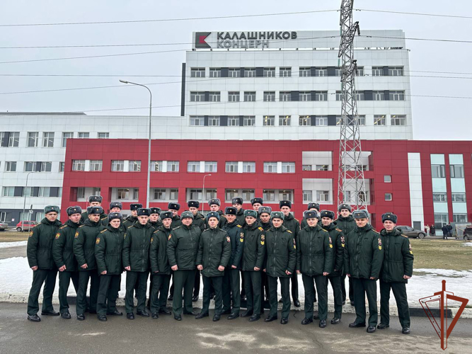 Курсанты Пермского военного института Росгвардии приступили к производственной практике на предприятии Концерна «Калашников» в Удмуртии