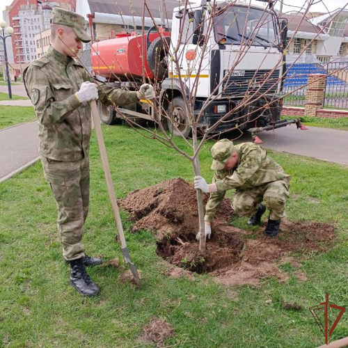 Росгвардейцы приняли участие в экологических акциях в Приволжье