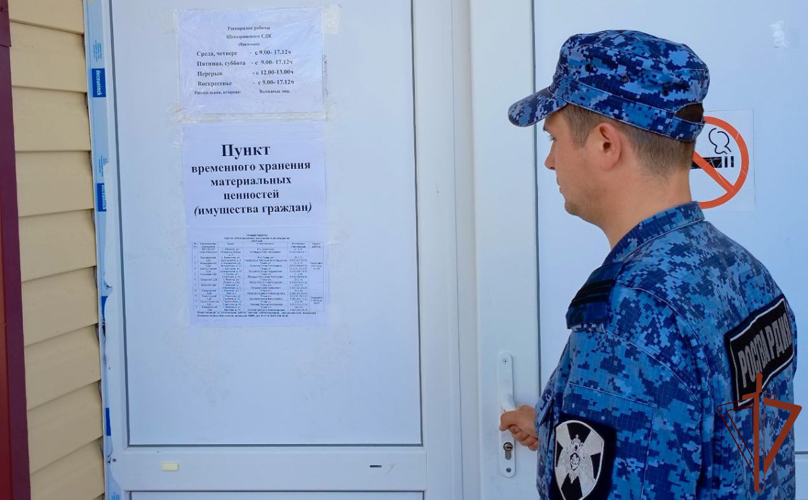 Росгвардия продолжает принимать участие в противопаводковых мероприятиях в Тюменской области