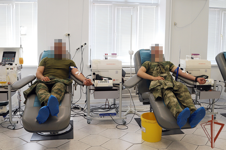 Всероссийскую донорскую акцию «От сердца к сердцу» поддержали военнослужащие ОГВ(с)