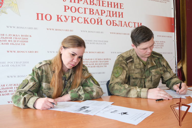 Центральный округ Росгвардии принял участие в «Диктанте Победы» 