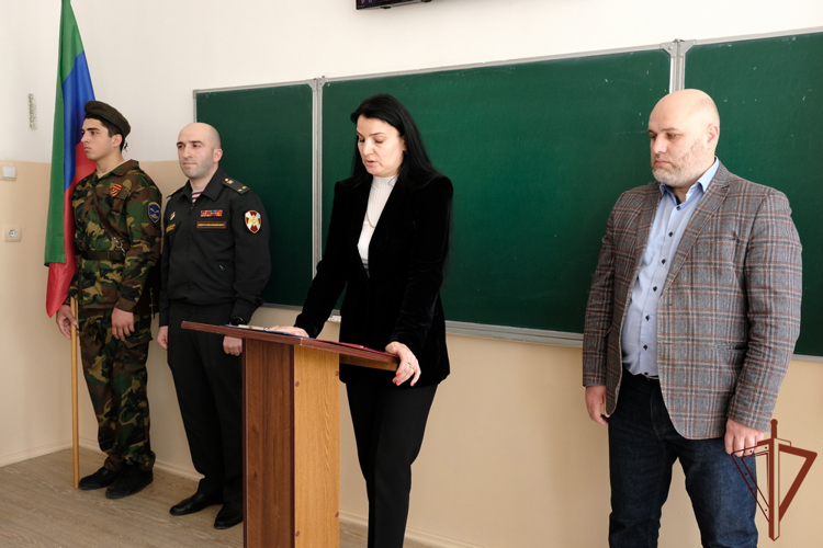 Аудитория имени военнослужащего Росгвардии открыта в Дагестане