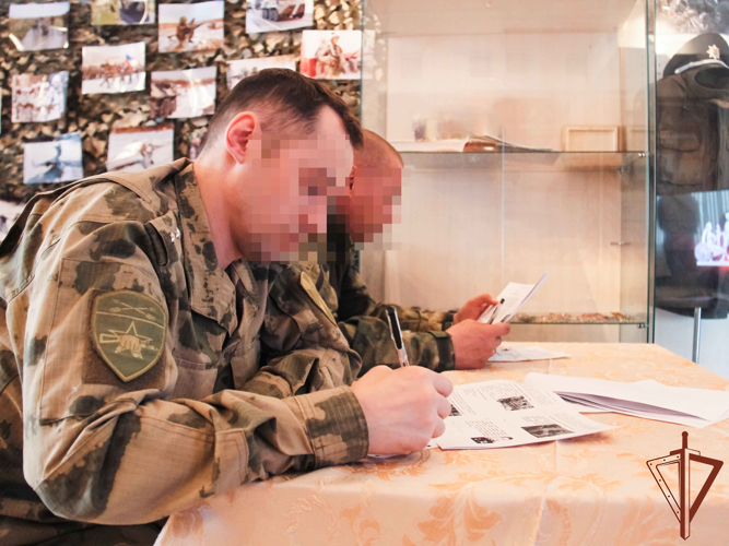 Росгвардейцы приняли участие в Международной патриотической акции «Диктант Победы» в Сибири