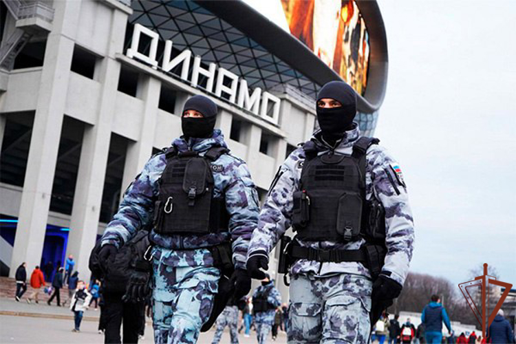 Росгвардейцы обеспечили правопорядок во время футбольных матчей  23-го тура РПЛ в Москве
