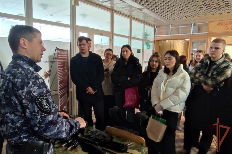 Профориентационные мероприятия продолжает проводить Росгвардия в Сибири