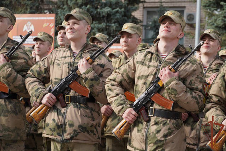 В Санкт-Петербургском военном институте Росгвардии стартовала подготовка к Параду Победы