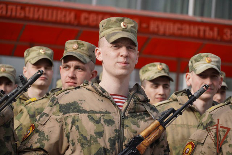 В Санкт-Петербургском военном институте Росгвардии стартовала подготовка к Параду Победы