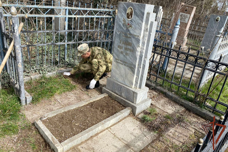 Росгвардейцы в Чеченской республике поддержали акцию «На страже памяти»
