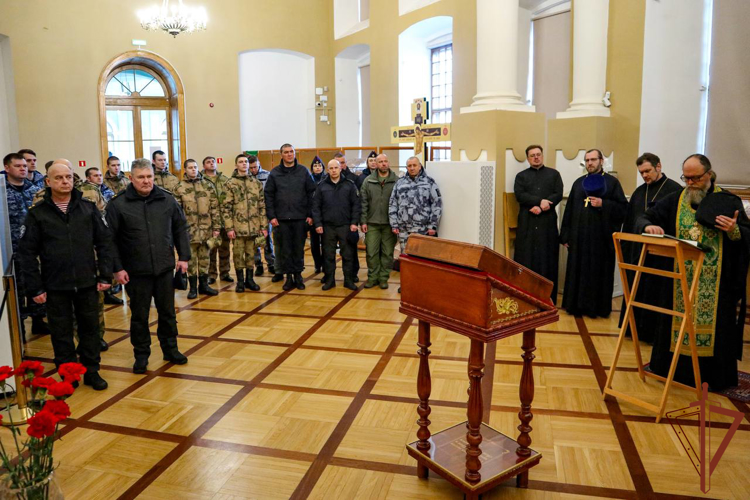 Великопостное молитвенное стояние за воинов Росгвардии состоялось в Санкт-Петербурге (видео)