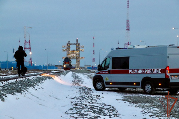 Росгвардия приняла участие в обеспечении безопасности пуска ракеты-носителя «Ангара-А5» с космодрома Восточный