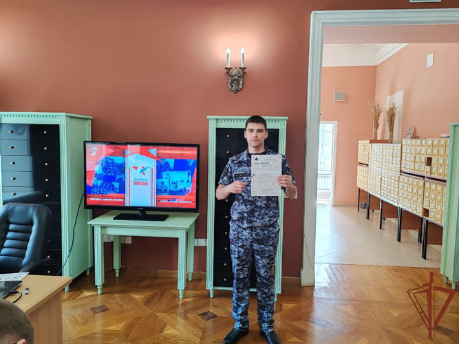 Росгвардейцы приняли участие в Международной патриотической акции «Диктант Победы» в Приволжье