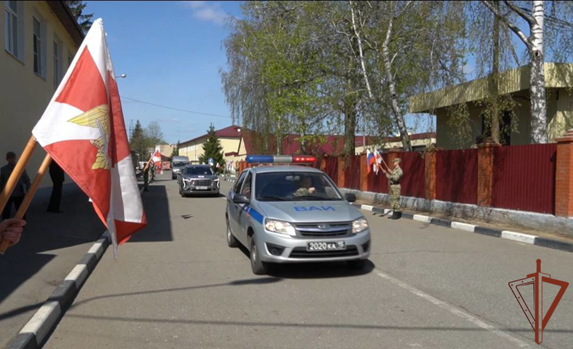 Росгвардия провела автопробег «Вахта памяти.Сыны великой Победы»
