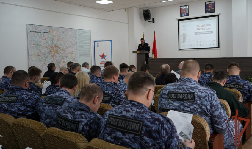 Центральный округ Росгвардии принял участие в «Диктанте Победы» 