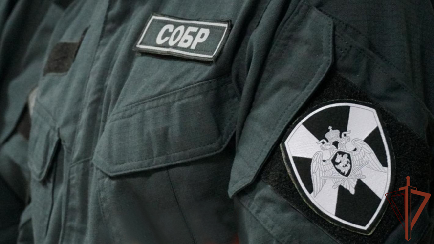 Подозреваемый в грабеже задержан при силовой поддержке столичного спецназа Росгвардии