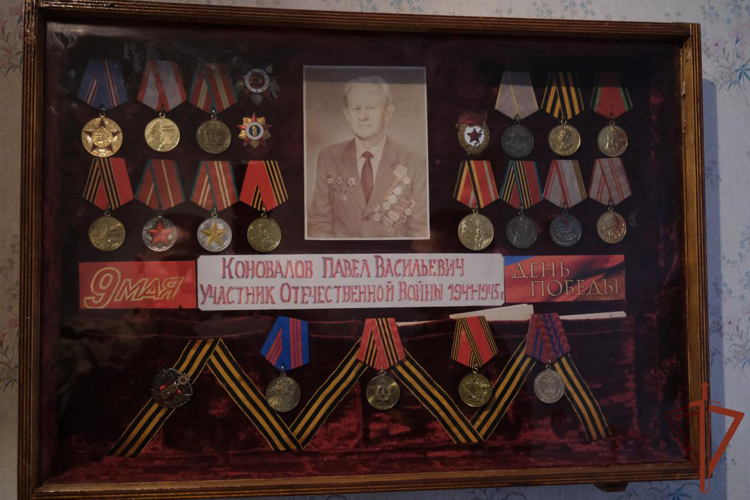В Уральском округе Росгвардии навестили ветеранов службы — фронтовиков Великой Отечественной войны