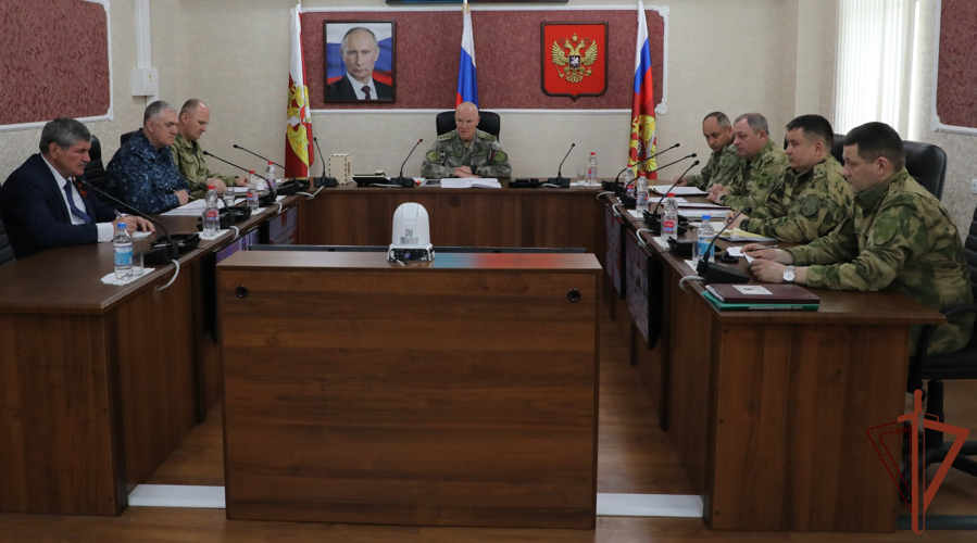 В   Северо-Кавказском округе Росгвардии состоялся военный совет 