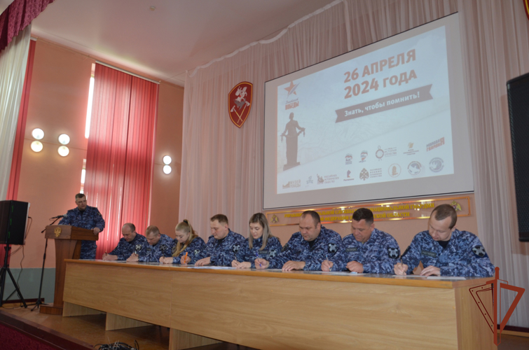 Росгвардейцы приняли участие в Международной патриотической акции «Диктант Победы» в Приволжье