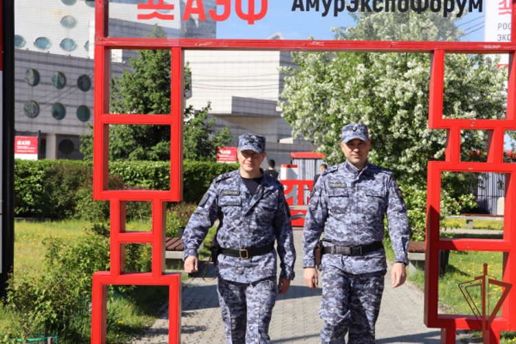 Росгвардия обеспечивает безопасность проведения «Амурэкспофорума» в Приамурье