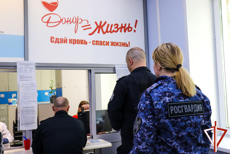 Росгвардейцы пополнили банк донорской крови медучреждений Йошкар-Олы