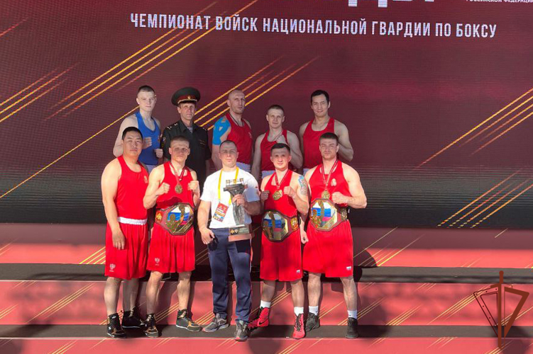 Росгвардейцы из Сибири стали серебряными призёрами чемпионата Росгвардии по боксу