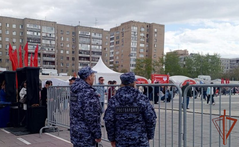 Росгвардия обеспечила безопасность мероприятий Дня Великой Победы на Урале