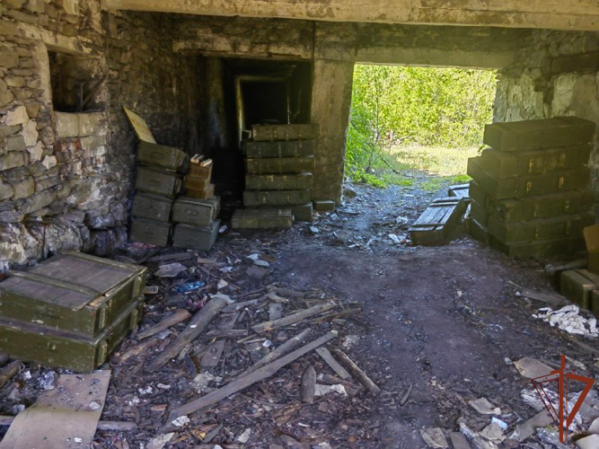 Росгвардейцы обнаружили в ЛНР более 100 тысяч боеприпасов на полевом складе ВСУ