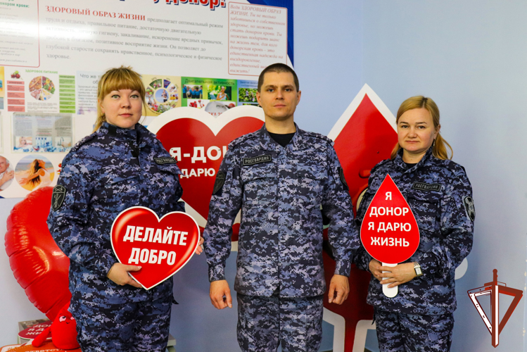 Росгвардейцы пополнили банк донорской крови медучреждений Йошкар-Олы