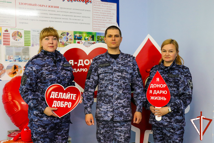 Росгвардейцы пополнили банк донорской крови медучреждений Йошкар-Олы