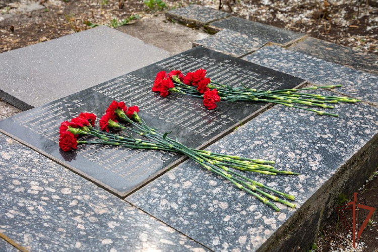 Инженеры Росгвардии в Мариуполе восстановили мемориал погибшим в Великой Отечественной войне (видео)