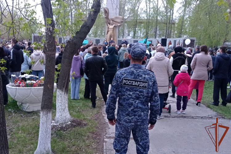 Росгвардия обеспечила безопасность мероприятий Дня Великой Победы на Урале