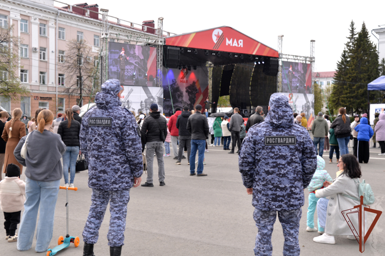 Росгвардия обеспечила безопасность мероприятий Дня Великой Победы на Урале