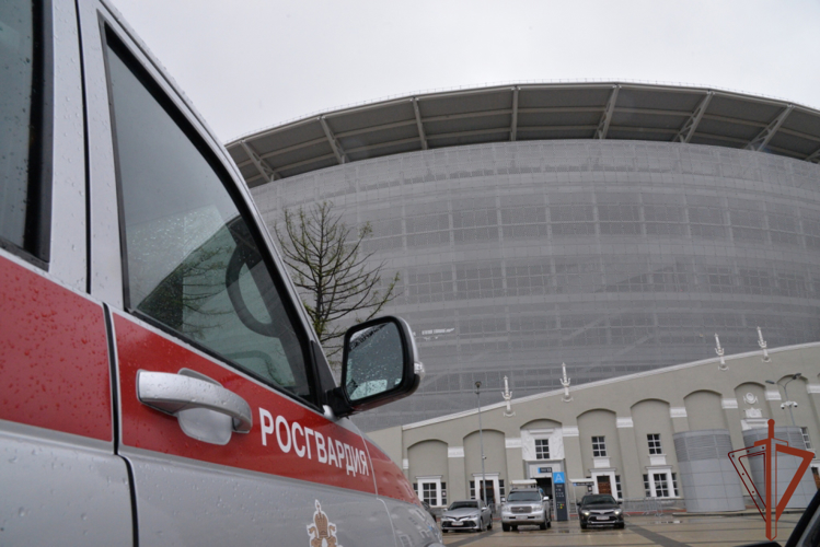 Росгвардия обеспечила безопасность на переходном матче Чемпионата России по футболу в Екатеринбурге