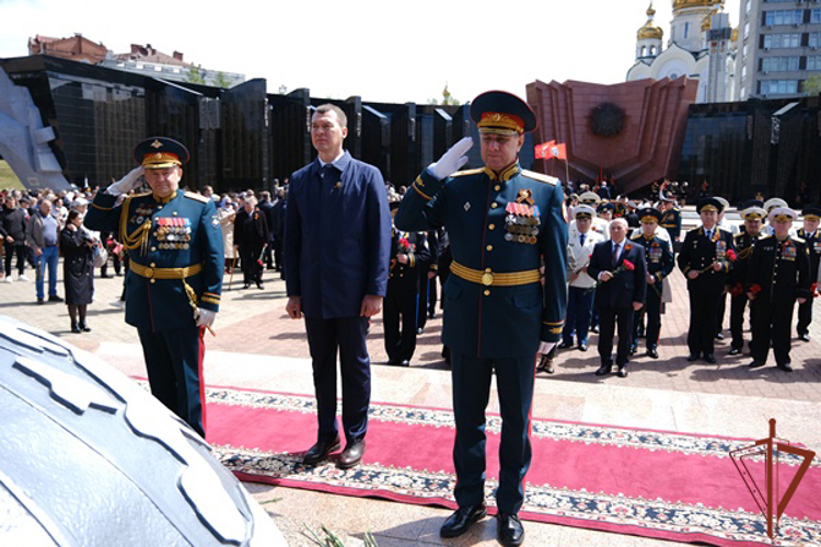 Росгвардейцы Восточного округа приняли участие в мероприятиях, посвященных Дню Победы 