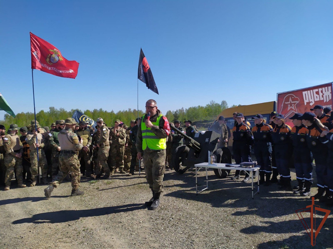 При поддержке Росгвардии прошли масштабные военно-тактические игры «РУБЕЖ-2024» в Кузбассе