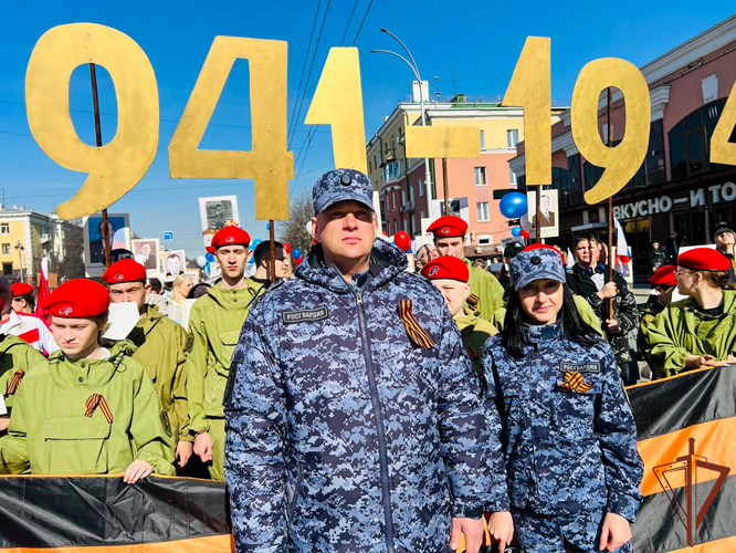 Росгвардия обеспечила безопасность празднования дня Победы в регионах Сибири