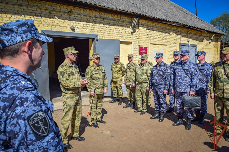 Состоялся сбор с начальниками штабов воинских частей и территориальных управлений Северо-Западного округа Росгвардии