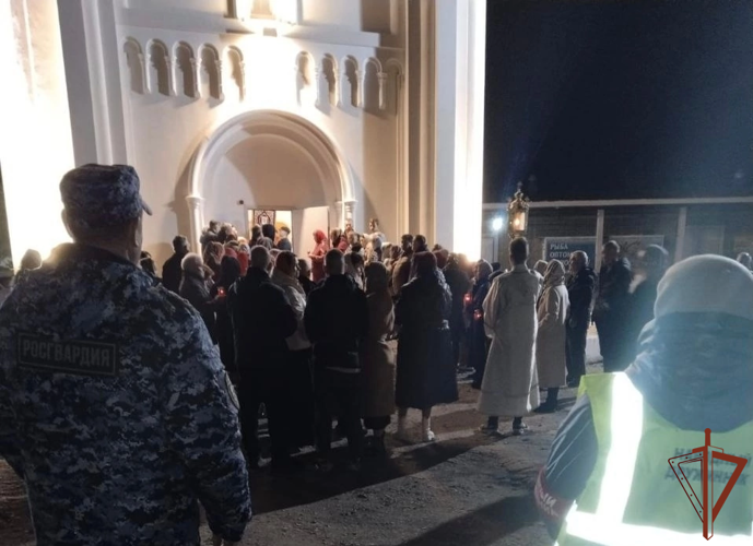 Росгвардия обеспечила безопасность празднования православной Пасхи в Приволжье