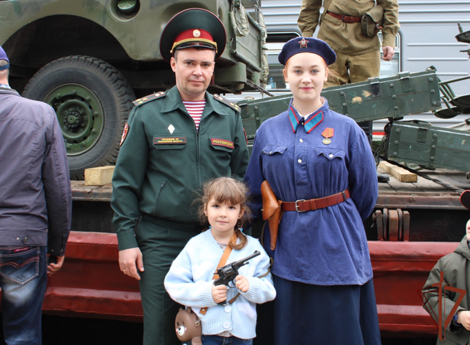 Росгвардейцы встретили «Паровоз Победы» в Приволжье