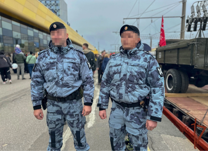 Росгвардейцы встретили «Паровоз Победы» в Приволжье