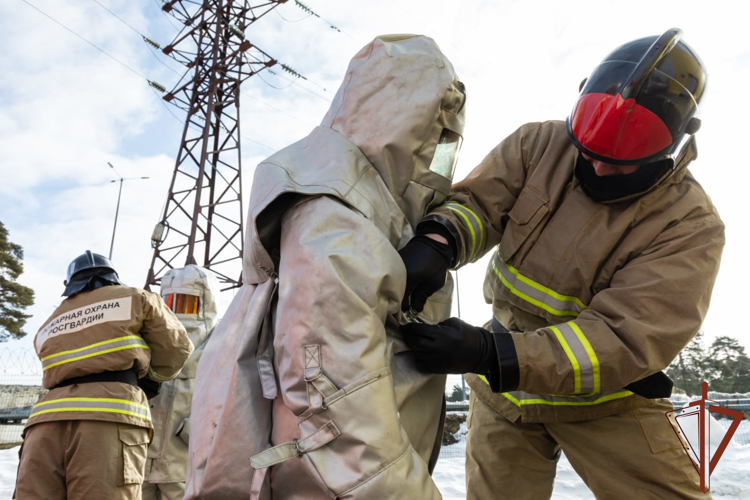 Офицеры инспекции пожарной безопасности Северо-Западного округа Росгвардии провели занятия с личным составом округа